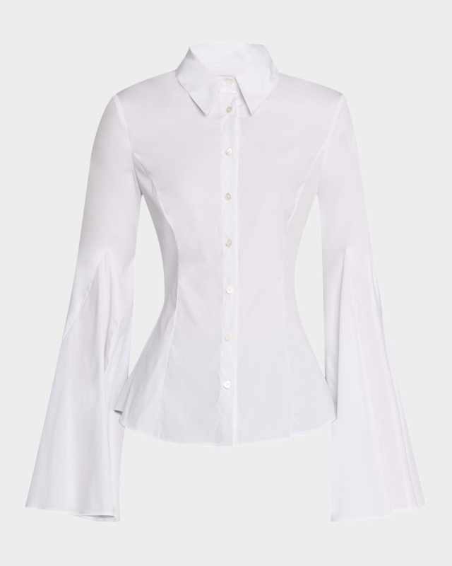 Matis Flare-Sleeve Button-Down Shirt